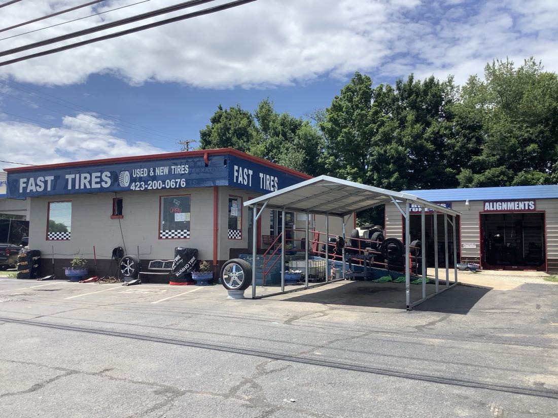 Fast Tires LLC storefront and shop